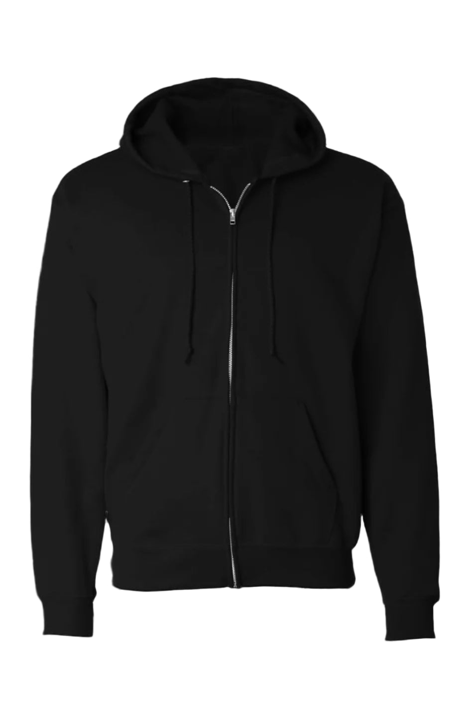 Black Eterno Ecosmart Full-Zip Hooded Sweatshirt
